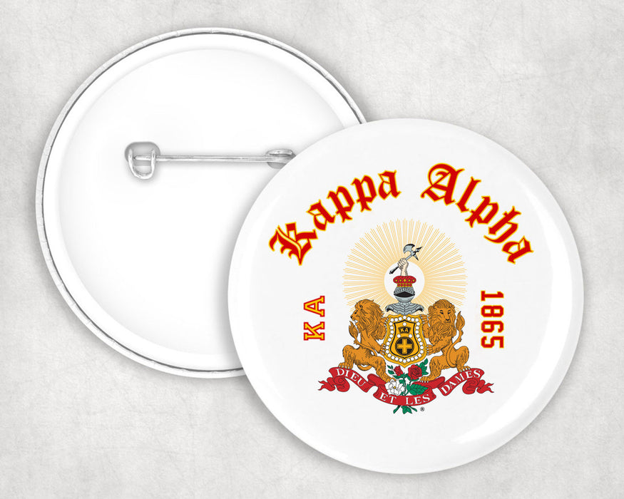 Kappa Alpha Classic Crest Button Kappa Alpha Classic Crest Button