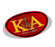 Kappa Alpha Color Oval Decal Kappa Alpha Color Oval Decal
