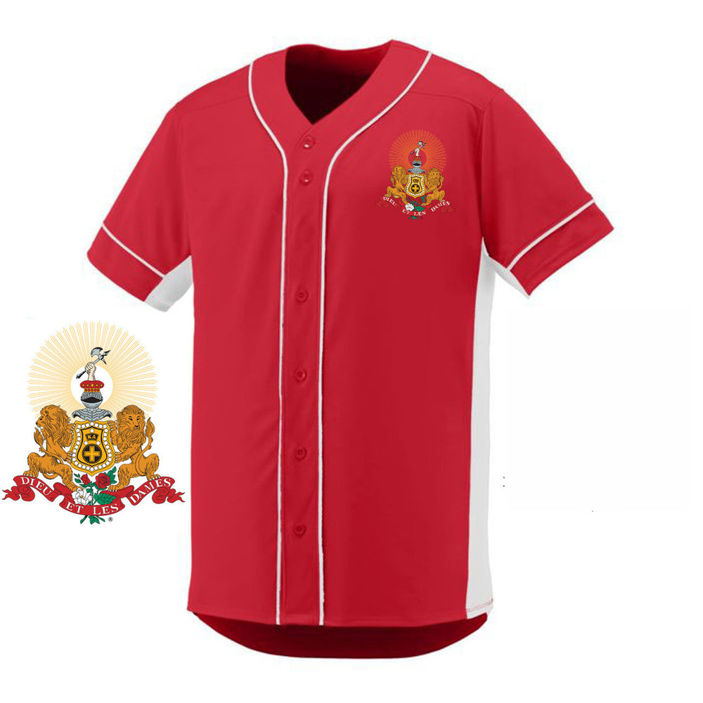 Kappa Alpha Game 7 Full Button Baseball Jersey Kappa Alpha Game 7 Full-Button Baseball Jersey
