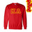 Kappa Alpha Fraternity Crest Shield Twill Letter Crewneck Sweatshirt Kappa Alpha Fraternity Crest - Shield Twill Letter Crewneck Sweatshirt