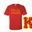 Kappa Alpha Fraternity Crest Shield Twill Letter Tee Kappa Alpha Fraternity Crest - Shield Twill Letter Tee
