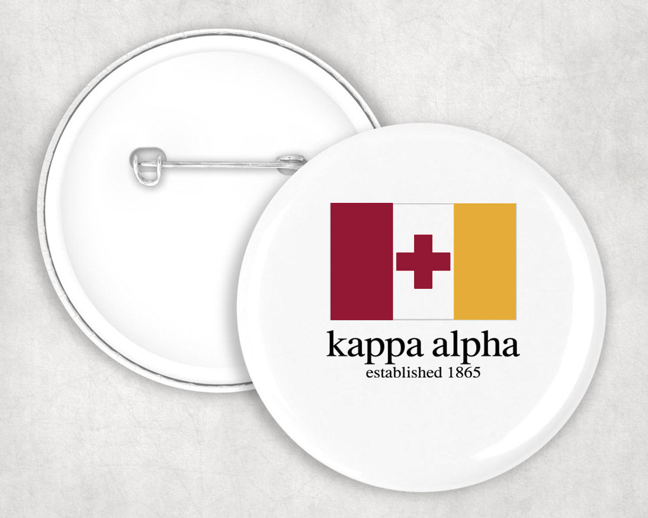 Kappa Alpha Flag Button Kappa Alpha Flag Button