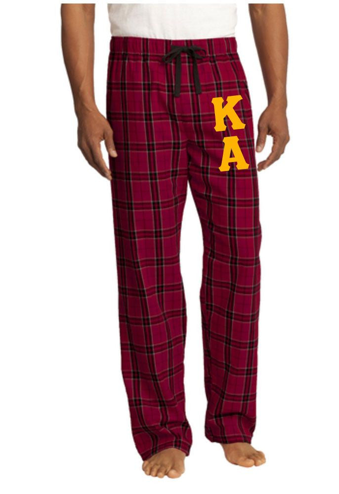 Kappa Alpha Flannel Plaid Pant Pj's Kappa Alpha Flannel Plaid Pant - PJ's
