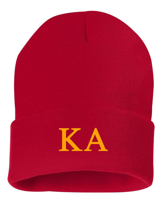 Kappa Alpha Greek Letter Knit Cap Kappa Alpha Greek Letter Knit Cap