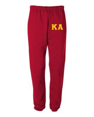 Kappa Alpha Greek Lettered Thigh Sweatpants Kappa Alpha Greek Lettered Thigh Sweatpants