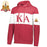 Kappa Alpha Ivy League Hoodie W Crest On Left Sleeve Kappa Alpha Ivy League Hoodie W Crest On Left Sleeve