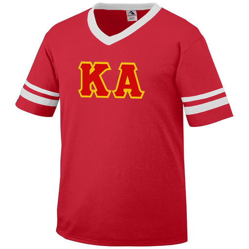 Kappa Kappa Gamma DISCOUNT-Kappa Alpha Jersey With Greek Applique Letters