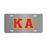 Kappa Alpha Lettered License Covers KAPPA ALPHA LETTERED LICENSE COVERS