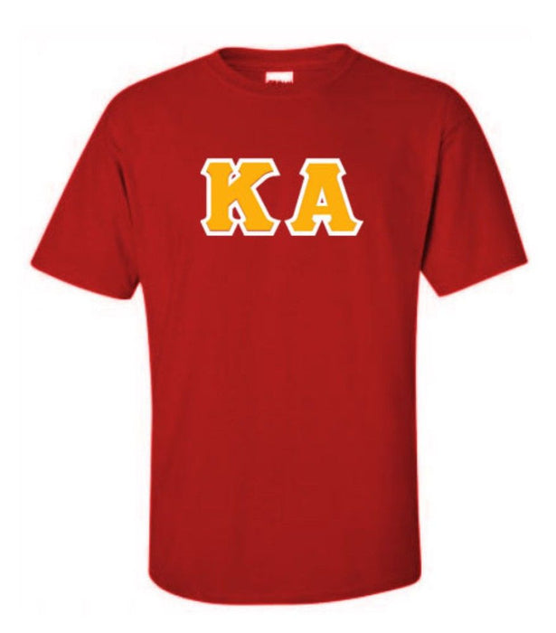 Kappa Alpha Lettered T Shirt Kappa Alpha Lettered T-Shirt