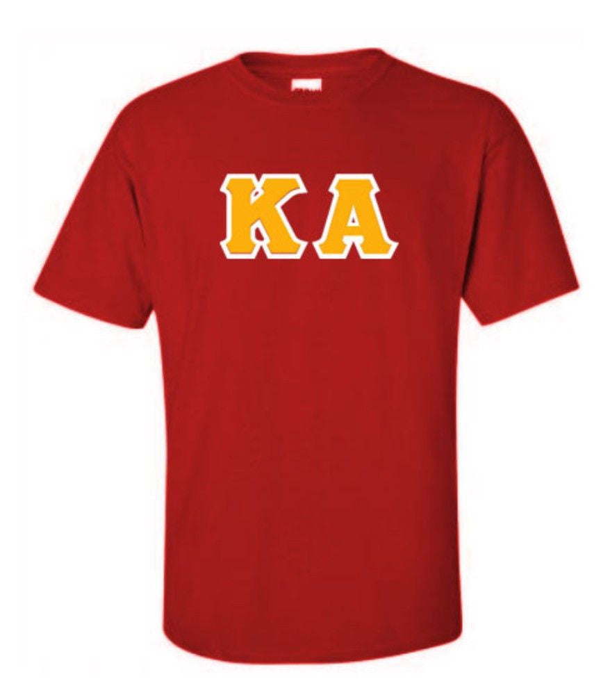 Kappa Alpha Lettered T Shirt Kappa Alpha Lettered T-Shirt