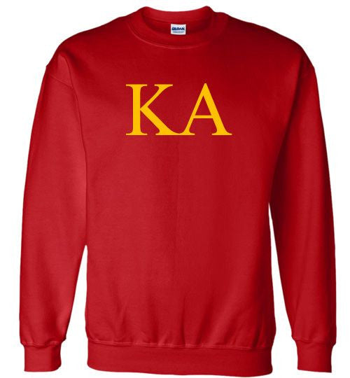 Kappa Kappa Gamma Kappa Alpha Lettered World Famous Greek Crewneck