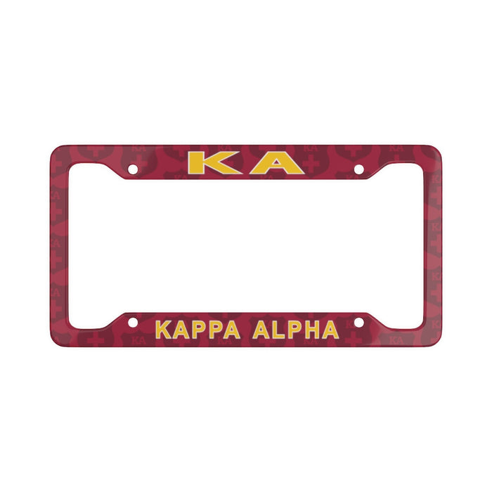 Kappa Alpha License Plate Frame New Kappa Alpha License Plate Frame - New