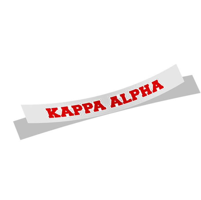 Kappa Alpha Long Window Sticker Kappa Alpha Long Window Sticker