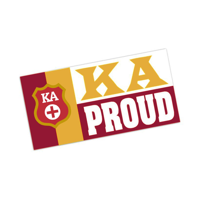 Kappa Alpha Proud Bumper Sticker Kappa Alpha Proud Bumper Sticker