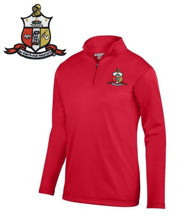 Discount Kappa Alpha Psi World Famous Crest Shield Wicking Fleece Pullover DISCOUNT-Kappa Alpha Psi-  World famous-Crest - Shield Wicking Fleece Pullover