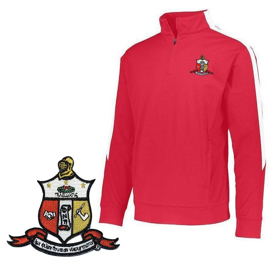 Discount Kappa Alpha Psi World Famous Greek Crest Shield Medalist Pullover DISCOUNT-Kappa Alpha Psi-  World Famous Greek Crest - Shield Medalist Pullover