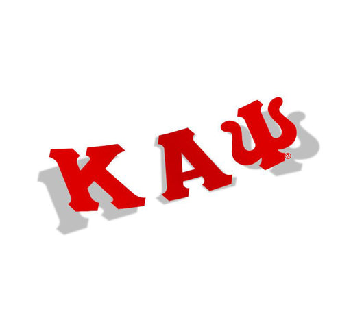 Kappa Alpha Psi Kappa Alpha Psi Big Greek Letter Window Sticker Decal