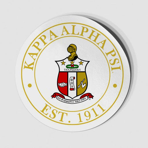 Kappa Alpha Psi Kappa Alpha Psi Circle Crest - Shield Decal
