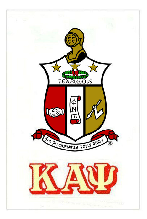 Kappa Alpha Psi Crest Shield Decal Kappa Alpha Psi Crest - Shield Decal