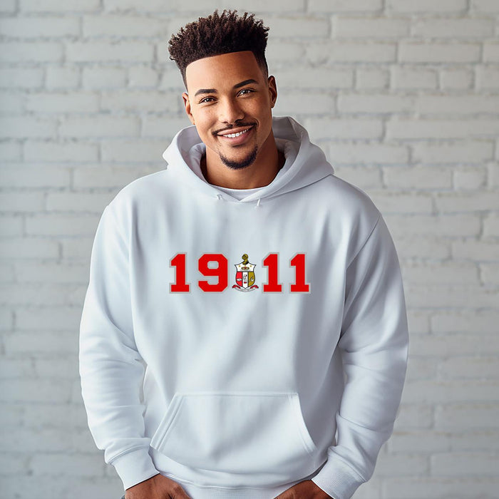 Kappa Alpha Psi Crest Year Hooded Sweatshirt Kappa Alpha Psi Crest Year Hooded Sweatshirt