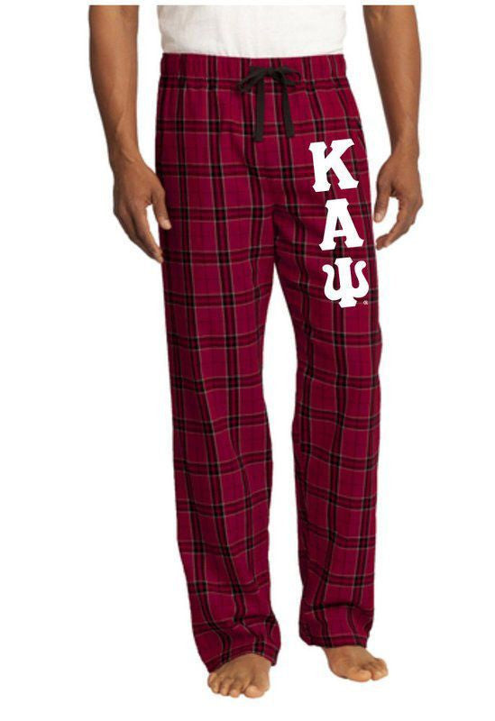 Kappa Alpha Psi Flannel Plaid Pant Pj's Kappa Alpha Psi Flannel Plaid Pant - PJ's