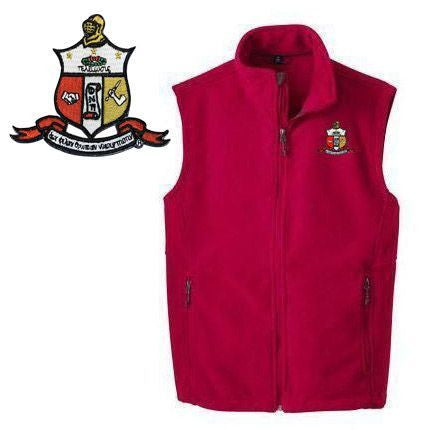 Kappa Alpha Psi Fleece Crest Shield Vest Kappa Alpha Psi Fleece Crest - Shield Vest