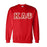 Kappa Alpha Psi Fraternity Crest Shield Twill Letter Crewneck Sweatshirt Kappa Alpha Psi Fraternity Crest - Shield Twill Letter Crewneck Sweatshirt