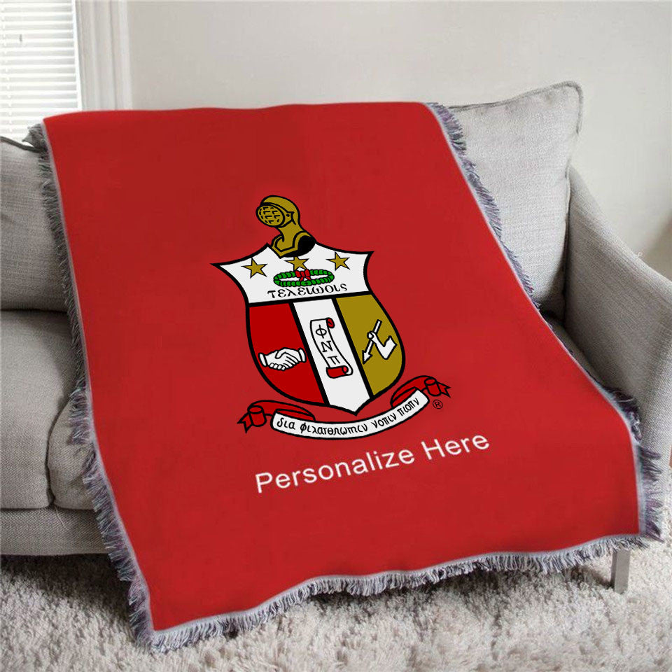 Kappa Alpha Psi Full Color Crest Afghan Blanket Throw Kappa Alpha Psi Full Color Crest Afghan Blanket Throw