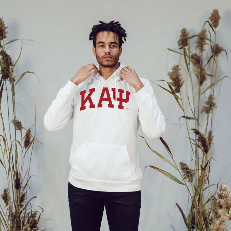 Kappa Alpha Psi Greek Lettered Arch Hooded Sweatshirt Kappa Alpha Psi Greek Lettered Arch Hooded Sweatshirt