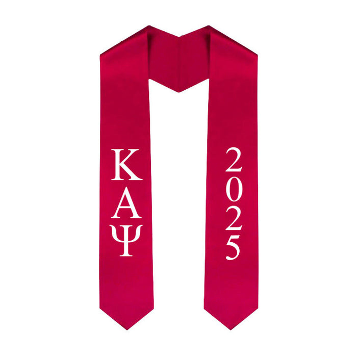 Kappa Alpha Psi Greek Lettered Graduation Sash Stole With Year Best Value Kappa Alpha Psi Greek Lettered Graduation Sash Stole With Year - Best Value