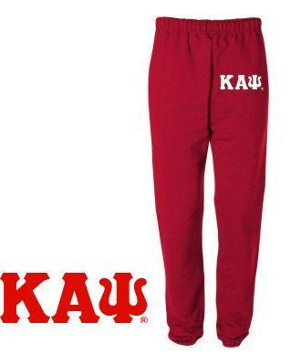 Kappa Alpha Psi Greek Lettered Thigh Sweatpants Kappa Alpha Psi Greek Lettered Thigh Sweatpants