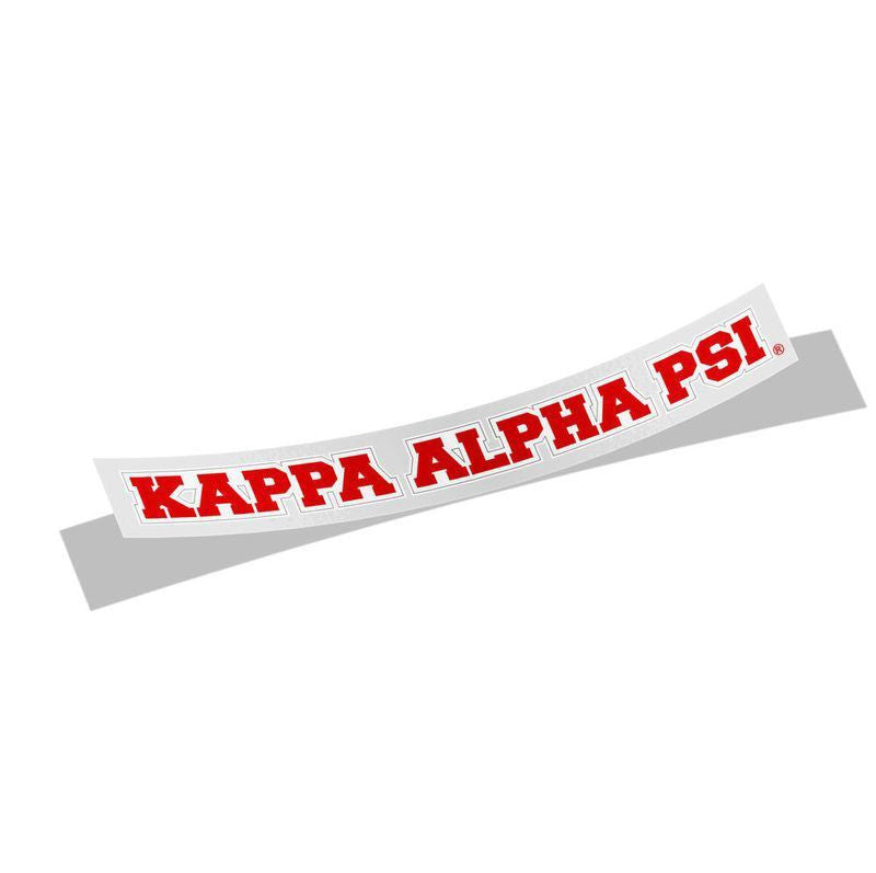Kappa Alpha Psi Long Window Sticker Kappa Alpha Psi Long Window Sticker