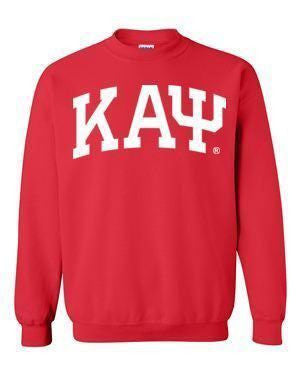 Kappa Alpha Psi Greek Lettered Arch Crewneck Sweatshirt Kappa Alpha Psi Greek Lettered Arch Crewneck Sweatshirt