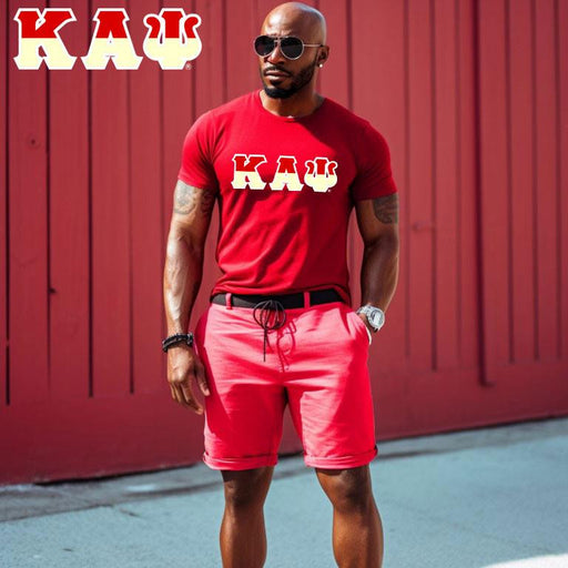 Kappa Alpha Psi Kappa Alpha Psi Two Toned Greek Lettered T-shirts