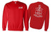 Printify Kappa Alpha Psi World Famous Crest Shield Printed Crewneck Sweatshirt Kappa Alpha Psi World Famous Crest - Shield Printed Crewneck Sweatshirt