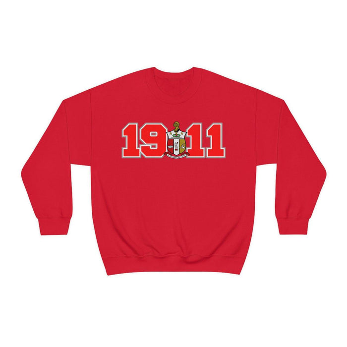 Printify Kappa Alpha Psi Year Crest Crew Sweatshirts Kappa Alpha Psi Year Crest Crew Sweatshirts