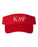 Kappa Alpha Psi Greek Letter Visor Kappa Alpha Psi Greek Letter Visor