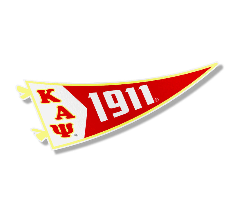 Kappa Alpha Psi Pennant Sticker Kappa Alpha Psi Pennant Sticker