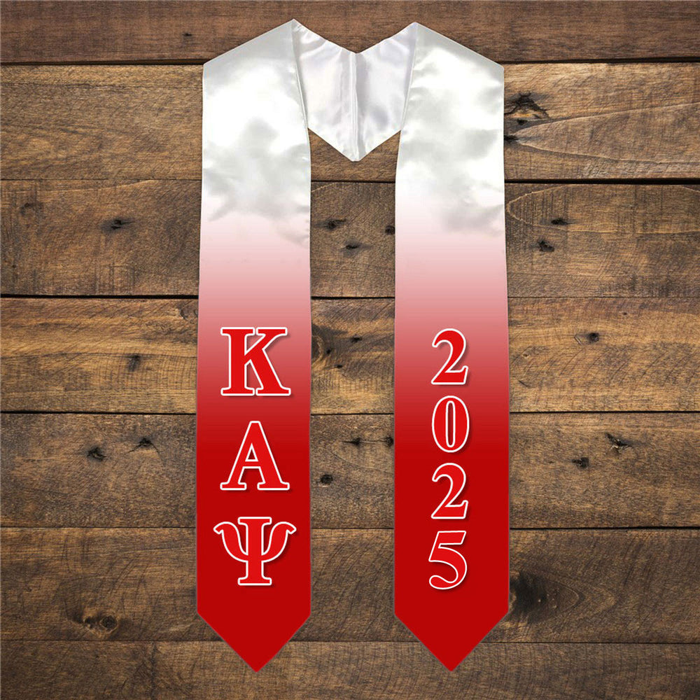 Kappa Alpha Psi Extra Fancy Greek Graduation Stole W Year Kappa Alpha Psi Extra Fancy Greek Graduation Stole W Year