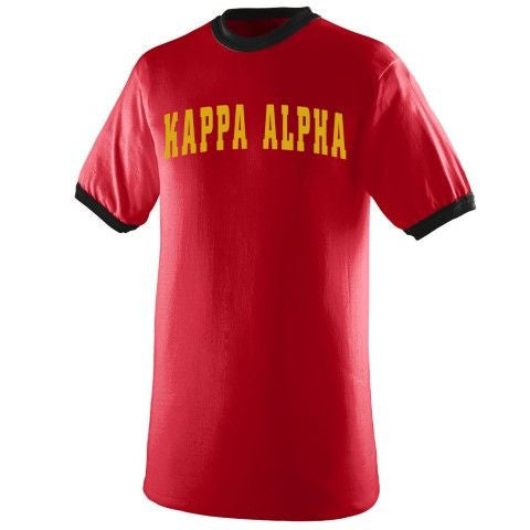 Kappa Alpha Ringer T Shirt Kappa Alpha Ringer T-shirt