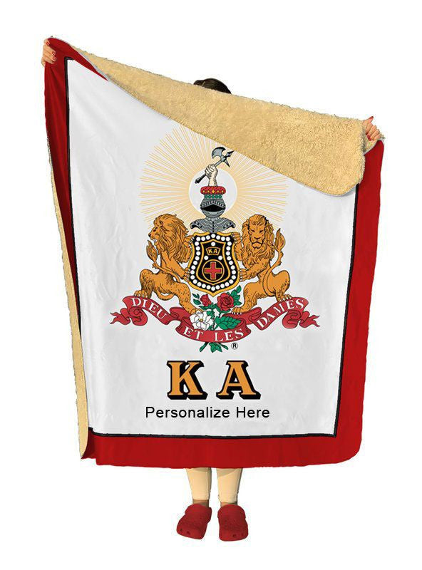 Kappa Alpha Sherpa Lap Blanket Kappa Alpha Sherpa Lap Blanket