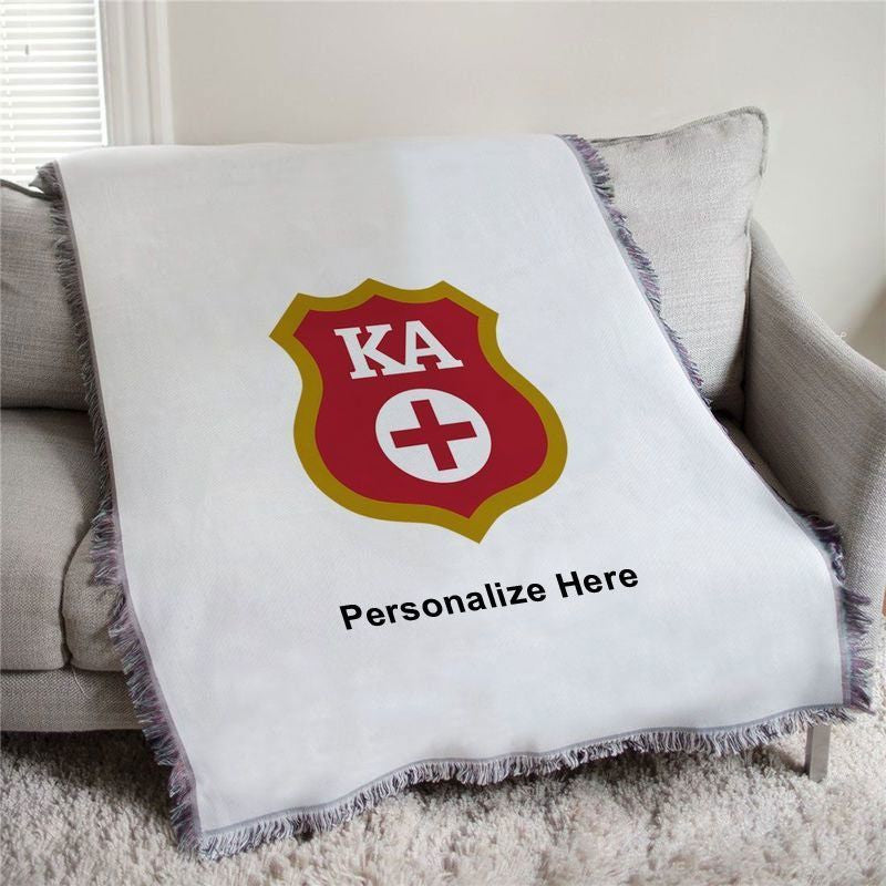 Kappa Alpha Shield Afghan Blanket Throw Kappa Alpha Shield Afghan Blanket Throw