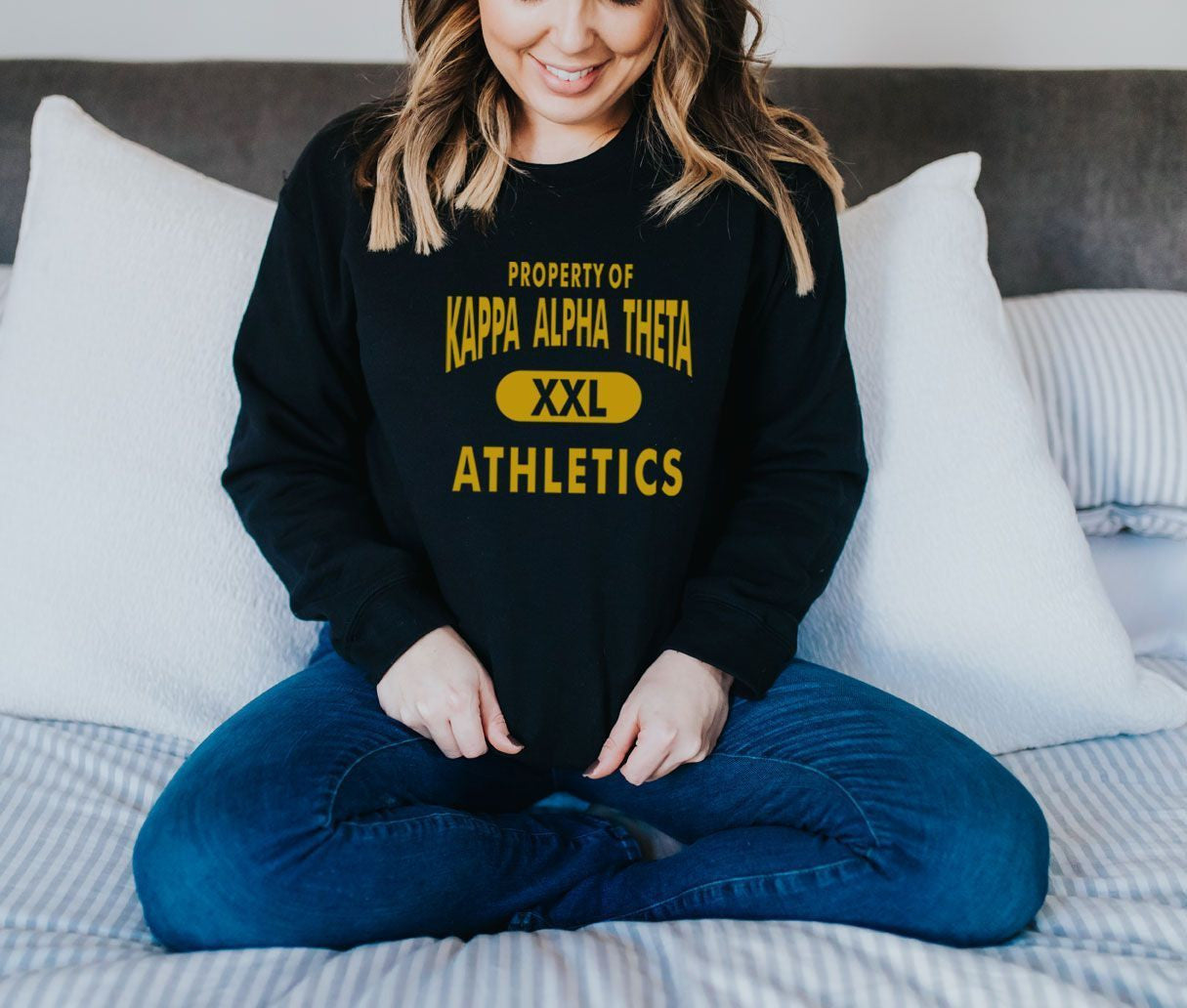 Kappa Alpha Theta Athletics Crewneck Sweatshirt Kappa Alpha Theta Athletics Crewneck Sweatshirt