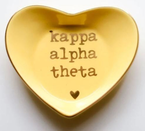 Kappa Alpha Theta Ceramic Ring Dish Kappa Alpha Theta Ceramic Ring Dish