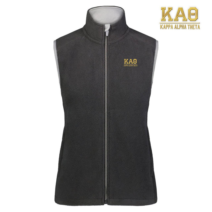 Kappa Alpha Theta Chill Fleece Vest Kappa Alpha Theta Chill Fleece Vest