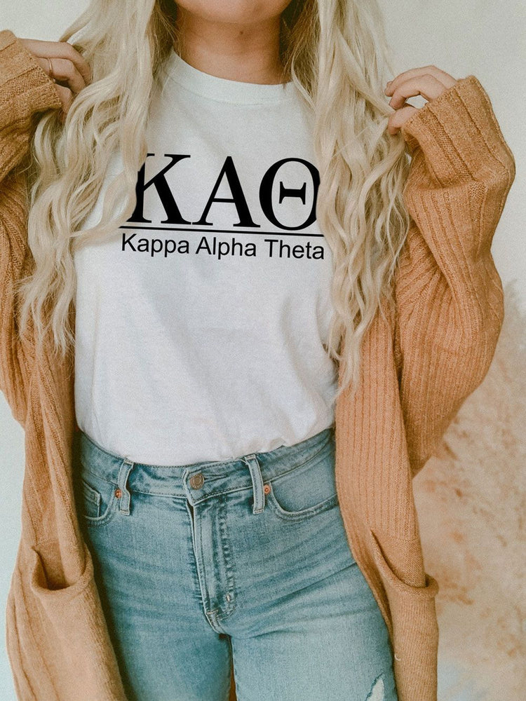 Kappa Alpha Theta Comfort Colors Heavyweight T Shirt Kappa Alpha Theta Comfort Colors Heavyweight T-Shirt
