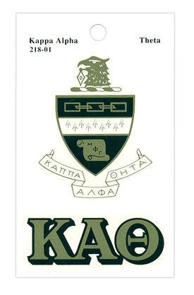 Kappa Alpha Theta Crest Shield Decals Kappa Alpha Theta Crest - Shield Decals