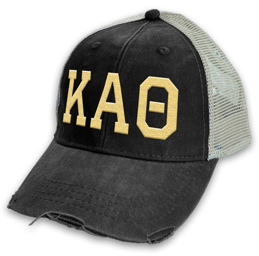 Kappa Alpha Theta Distressed Trucker Hat