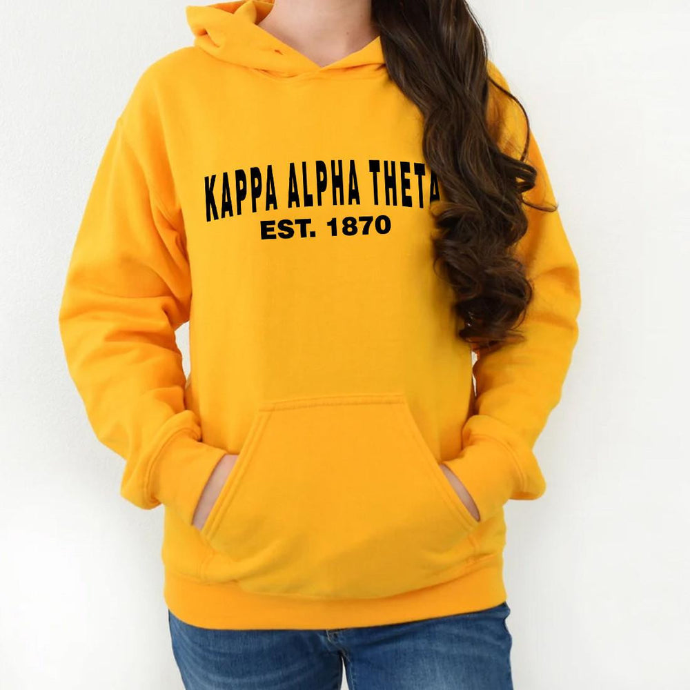 Kappa Alpha Theta Established Hooded Sweatshirts Kappa Alpha Theta Established Hooded Sweatshirts