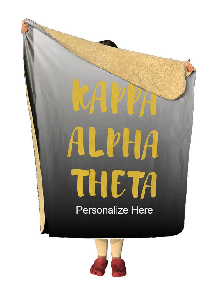 Kappa Alpha Theta Gradient Sherpa Lap Blanket Kappa Alpha Theta Gradient Sherpa Lap Blanket